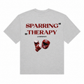SPARRING THERAPY oversized t-shirt grey