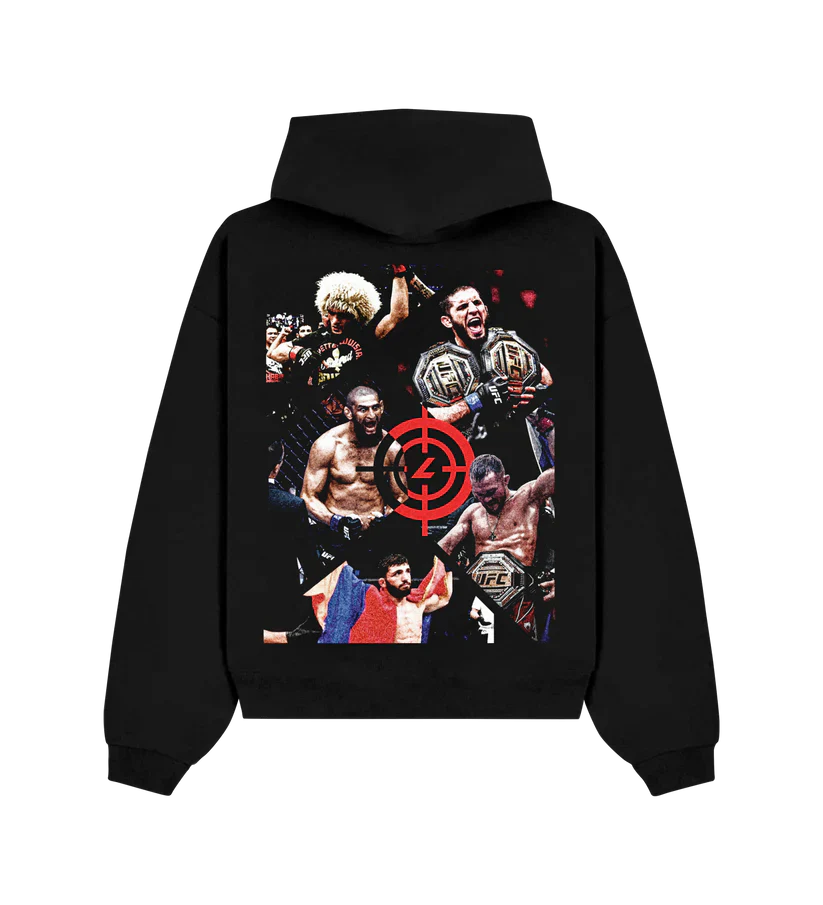 KAVKAZ oversized hoodie black